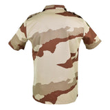Genuine French army F2 shirt Desert camo short sleeve military surplus issue NEW