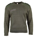 Genuine French army pullover Olive Commando Jumper Military Sweater Round Neck