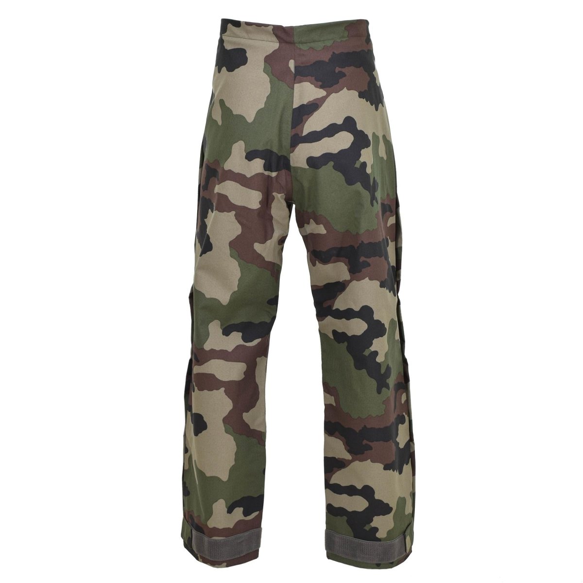 Genuine French army rain pants waterproof trilaminate overall with braces NEW
