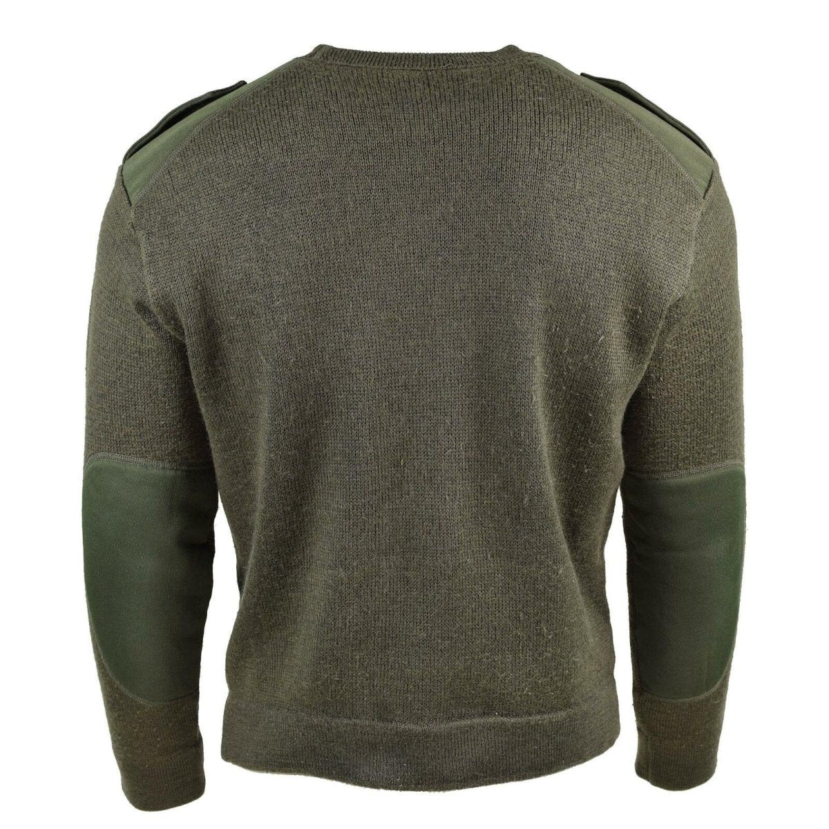 Genuine French army Sweater Olive Commando Military Men Pullover Round Neck NEW