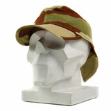 Genuine French France army combat cap Swallowtail hat desert camo with neck flap
