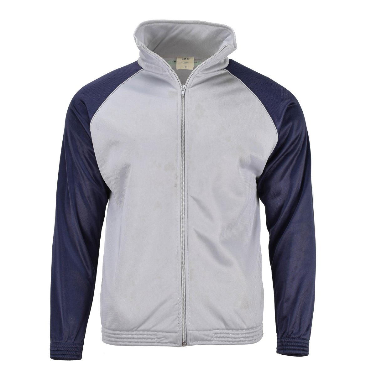 Genuine French Military school sweatshirt sports jacket running hiking grey blue