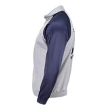 Genuine French Military school sweatshirt sports jacket running hiking grey blue