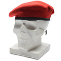 Genuine German army coral red beret Military hat command cap wool quality New
