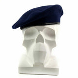 Genuine German army dark blue beret Military hat command cap wool