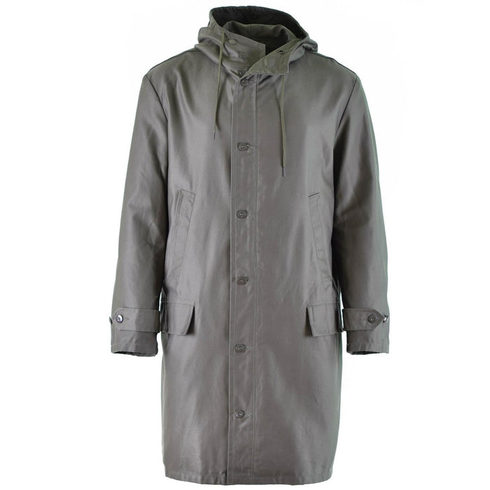 Genuine German army parka olive military surplus jacket long coat OD vintage NEW - GoMilitar