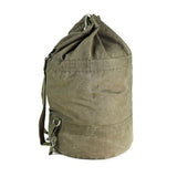 Genuine German army sea sack duffel bag w shoulder straps large w lock backpack