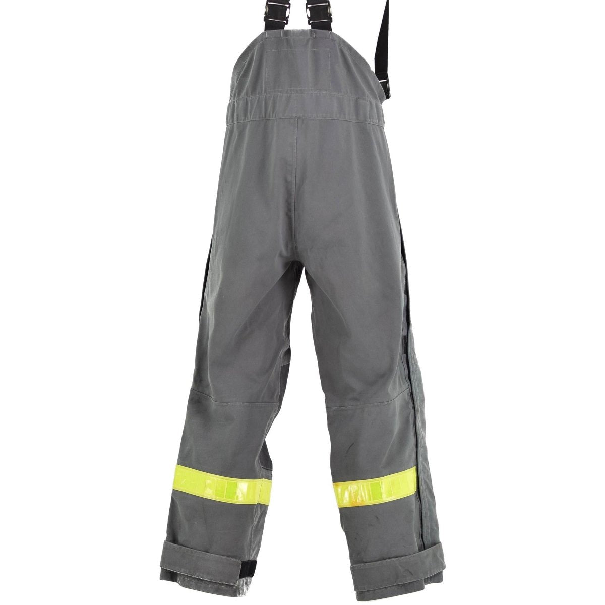 Genuine German grey protection pants heat resistant aramid bib and braces
