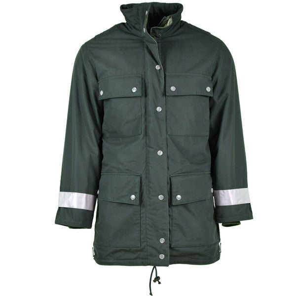 Genuine German police jacket GoreTex green waterproof BGS parka Border Guard