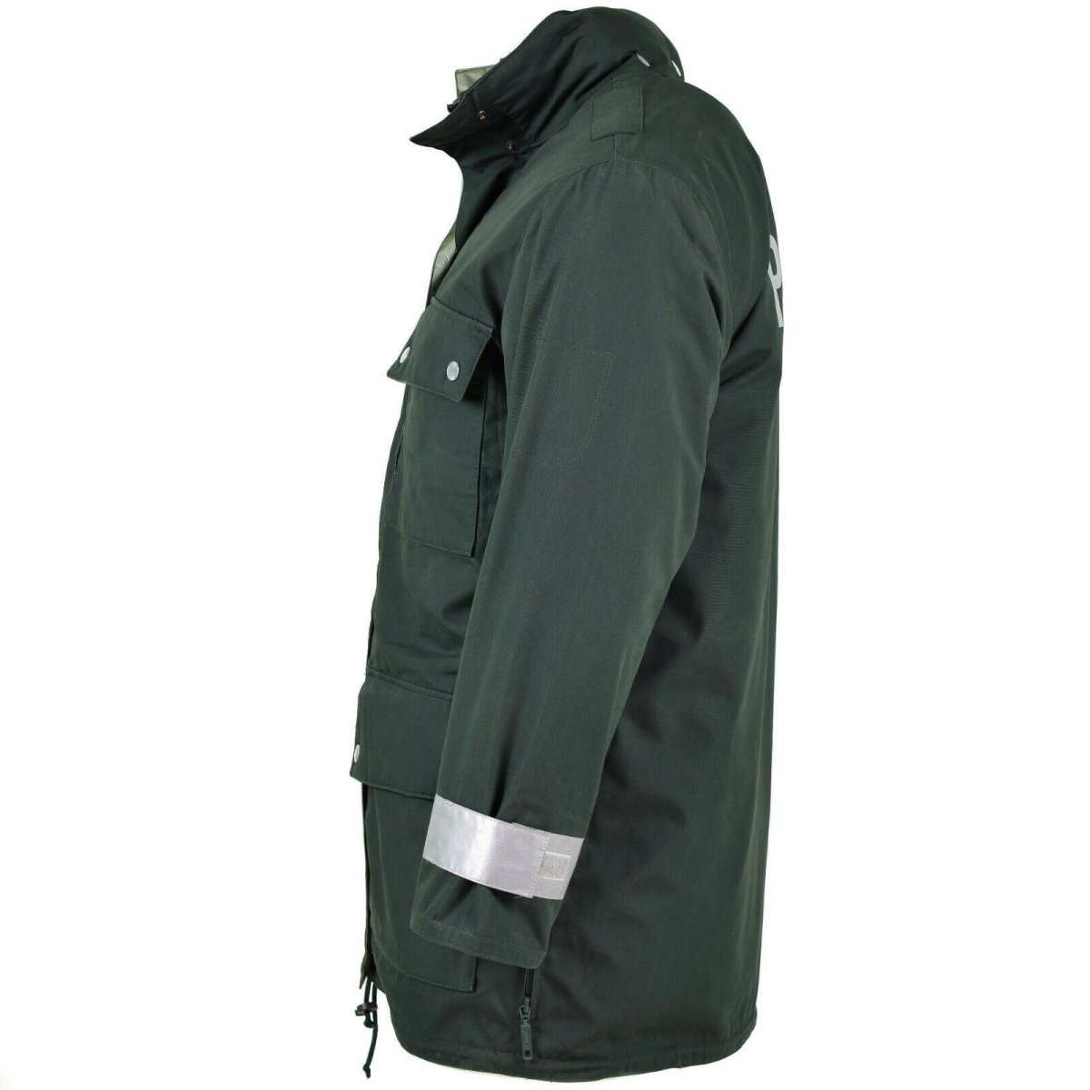 Genuine German police jacket GoreTex green waterproof BGS parka Border Guard