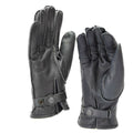 Genuine German Police leather gloves patrol grey lined wool 100% winter warm NEW
