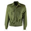 Genuine Greek army Field Ike jacket gabardine wool blaze Olive military NEW