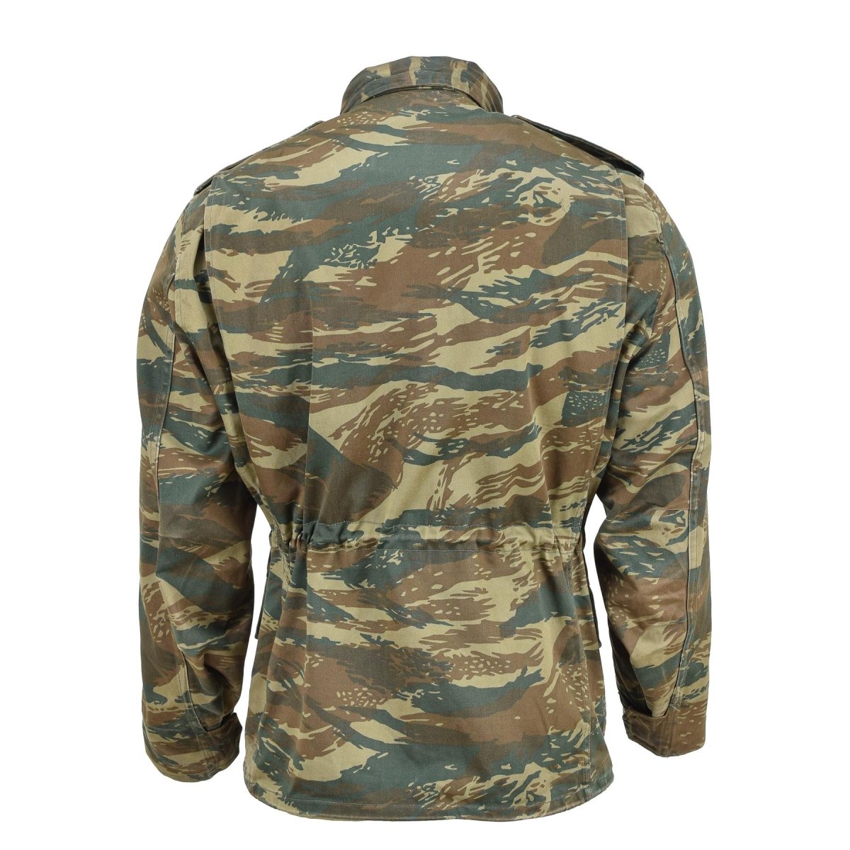 Genuine Greek army field jacket Greece military shirts lizard camouflage surplus