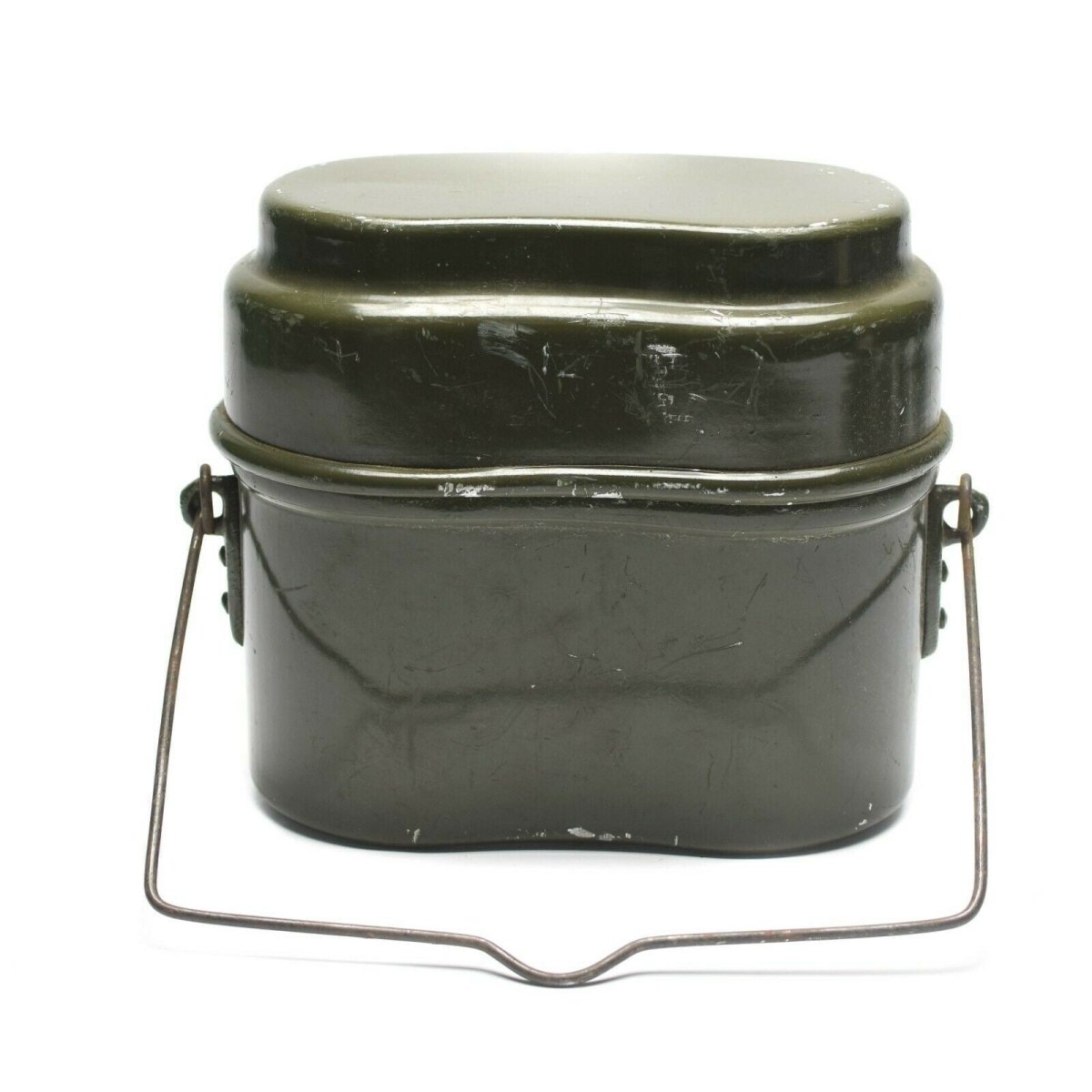 Genuine Hungarian Army mess kit. Aluminium military bowler pot 2pcs set