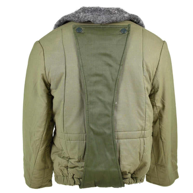 Genuine Hungarian army quilted jacket M65 fur collar Warm winter warm parka NEW - GoMilitar