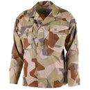 Genuine Swedish army M90 jacket Desert camo field troops lightweight shirt NEW - GoMilitar
