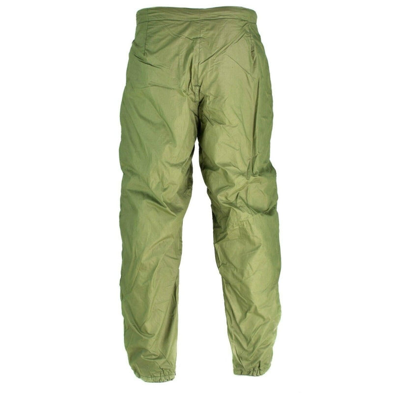 Genuine Swedish army pants insulated OD green Thermal trousers cold weather - GoMilitar