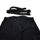 Genuine Swedish thermal tanker pants m90 Black BDU trousers w braces overall NEW - GoMilitar