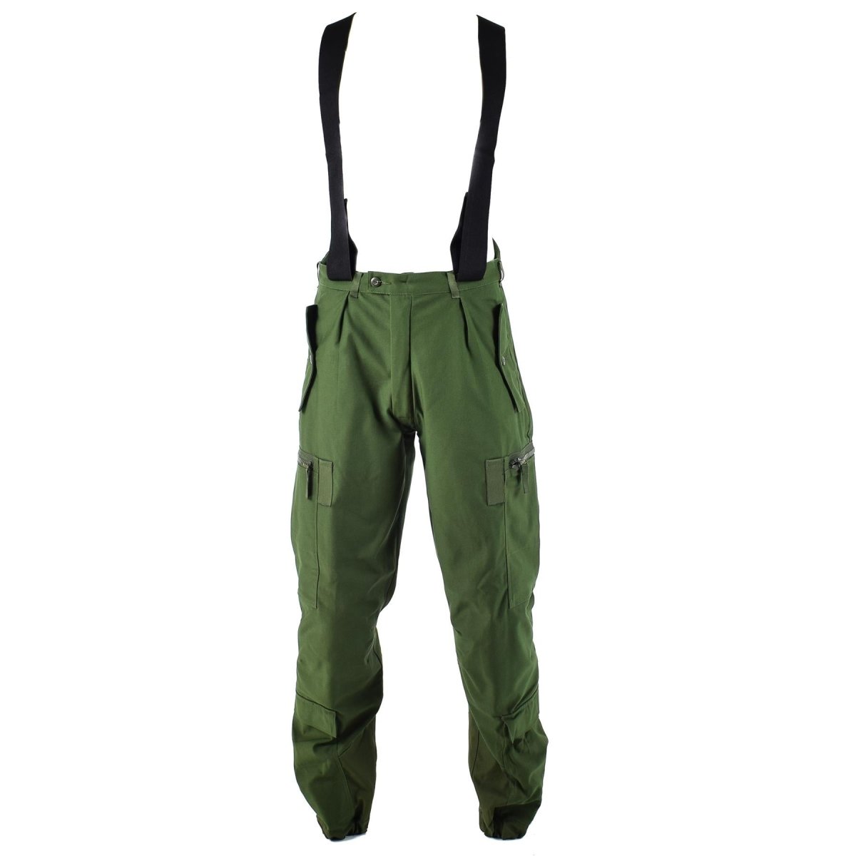 Genuine Swedish thermal tanker pants m90 Olive BDU trousers w braces overall NEW