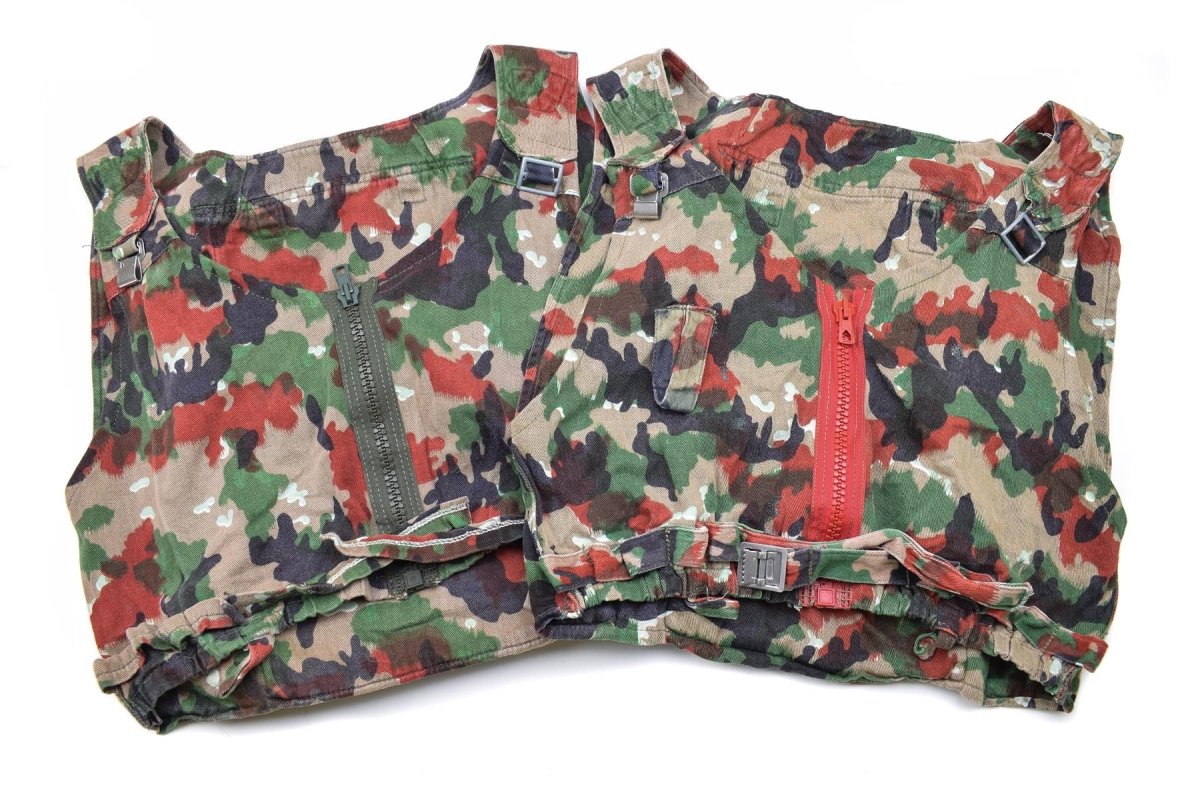 Genuine Swiss Army Combat TAZ 83 Camo Vest Backpack Daypack Military Switzerland
