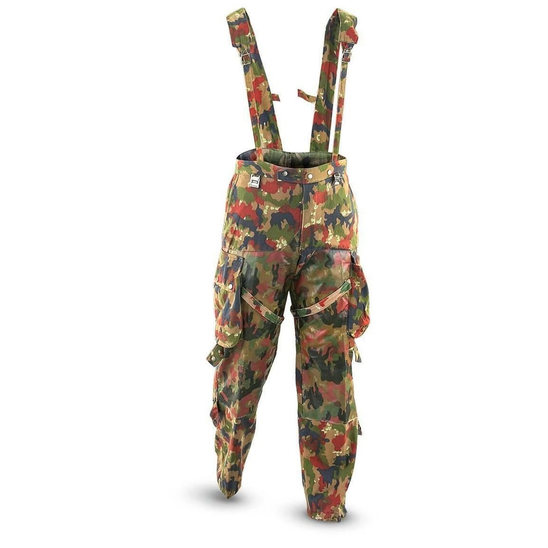 Genuine Swiss army field trousers M70 Switzerland combat Camo sniper pants NEW