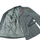 Genuine Swiss army wool jacket Switzerland military issue surplus uniform grey - GoMilitar