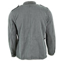 Genuine Swiss army work jacket denim military jacket grey vintage surplus