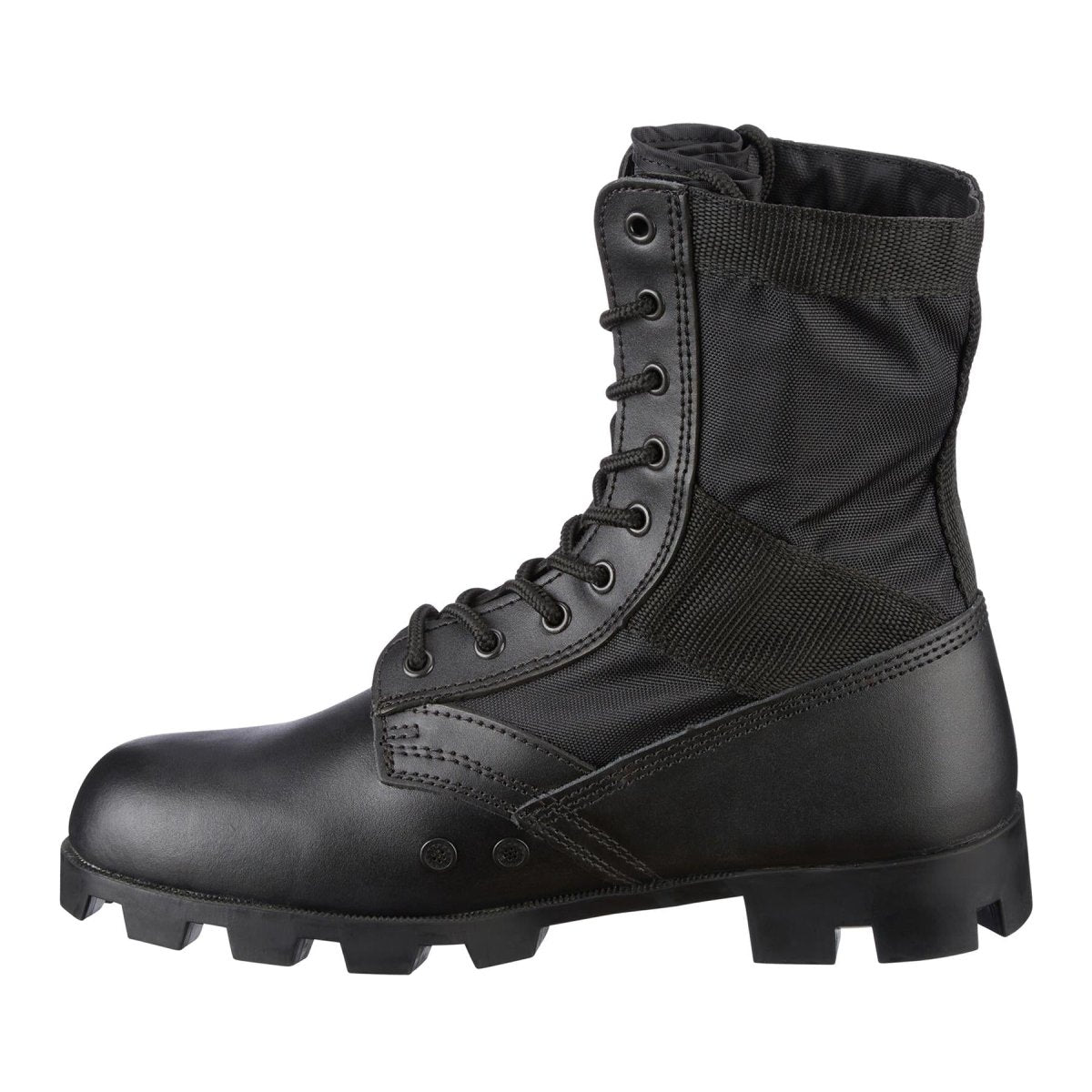 Genuine U.S. army Jungle black leather PANAMA boots combat military footwear NEW