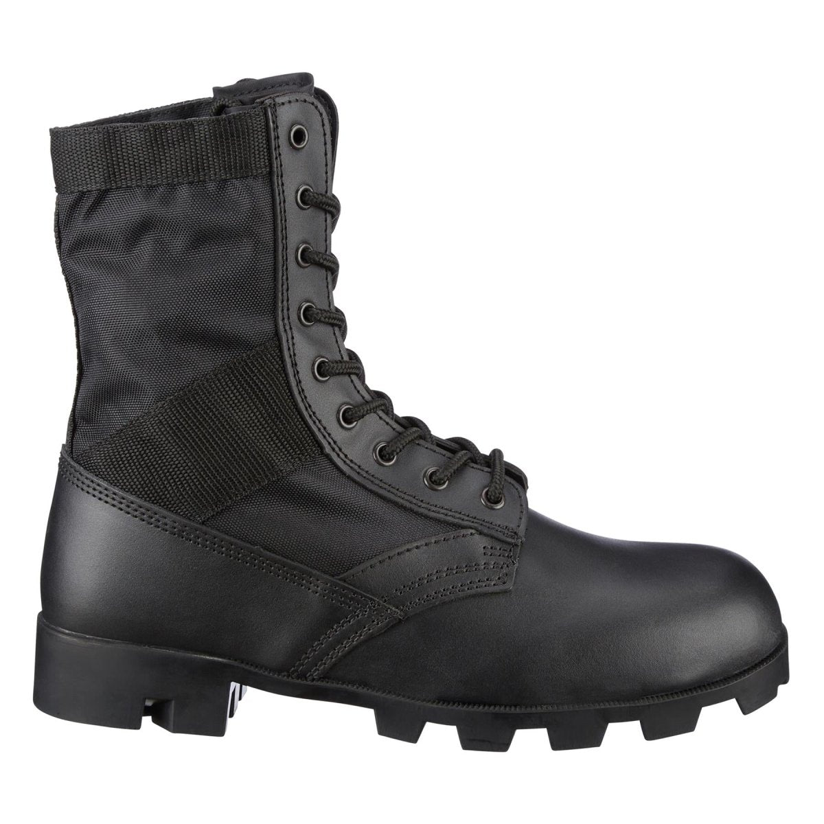 Genuine U.S. army Jungle black leather PANAMA boots combat military footwear NEW