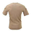 German Military short sleeve shirts tropical chest hook and loop shoulder flags