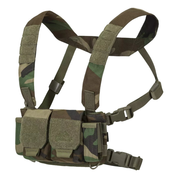 Helikon - Tex Competition Tactical Chest Rig VIS Compatible Woodland Camo - GoMilitar