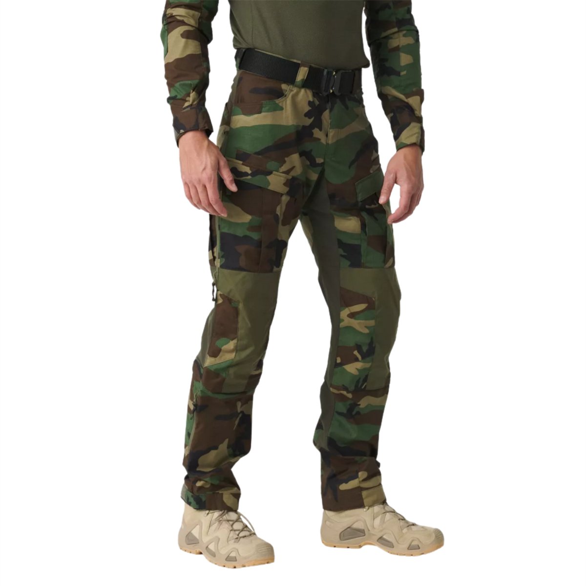 Helikon-Tex MCDU Tactical Pants Ripstop Ventilation Knee Reinforcments Woodland