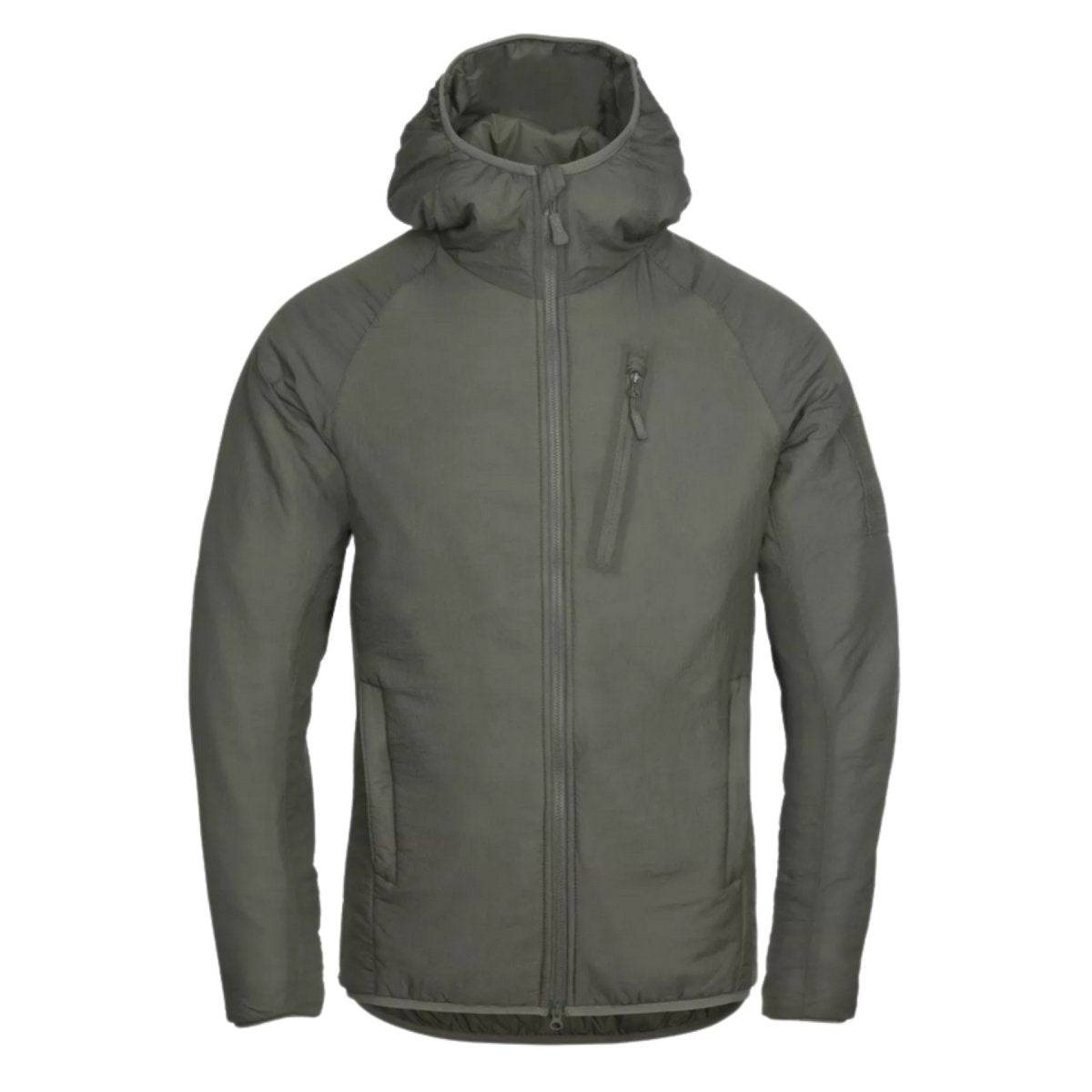 Helikon-Tex Wolfhound Hoodie Jacket Nylon Windpack Insulated Woodland Camo