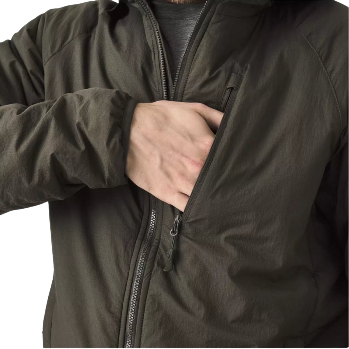 Helikon-Tex Wolfhound Hoodie Jacket Nylon Windpack Insulated Woodland Camo