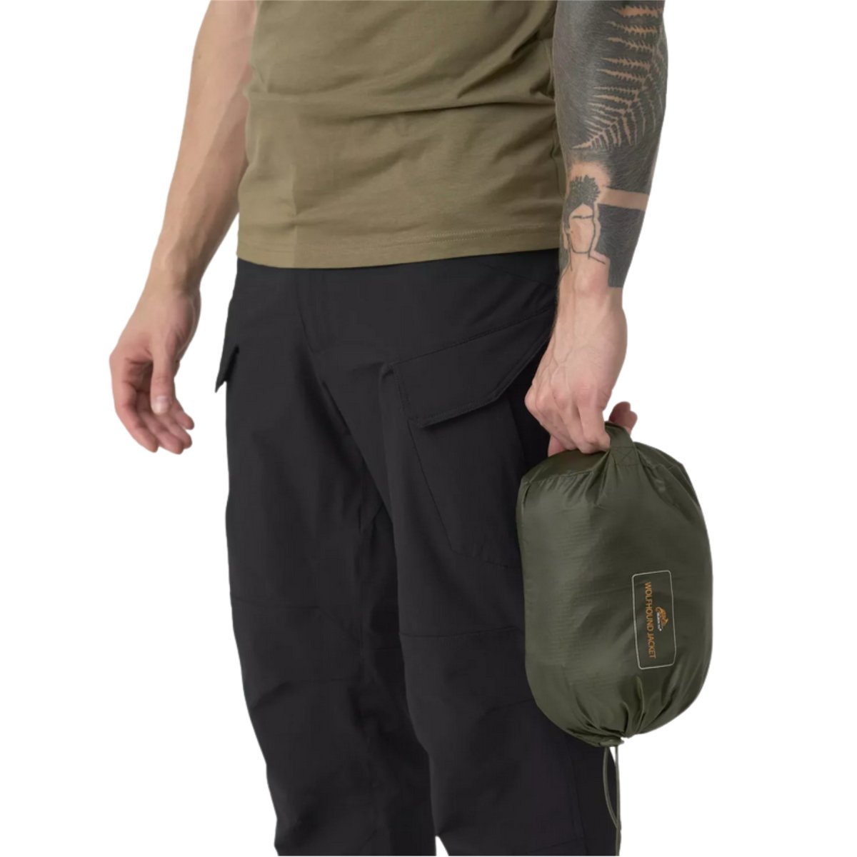 Helikon-Tex Wolfhound Jacket Climashield Insulation Windpack Woodland Camo