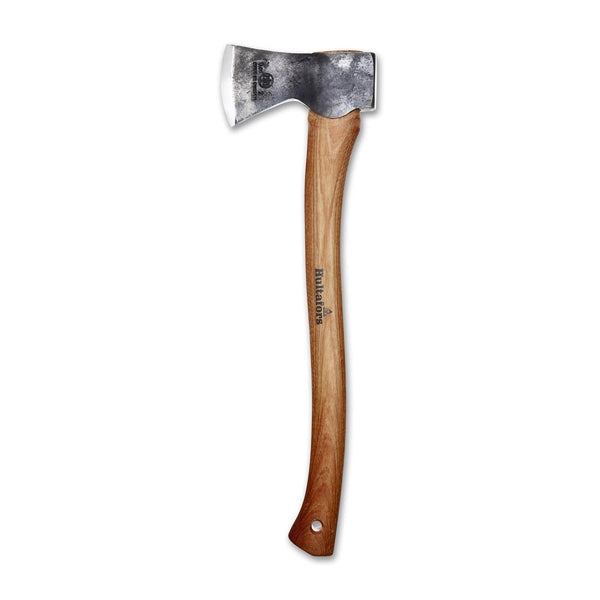 HULTAFORS Ekelund hunting axe with hickory handle and carbon steel head for outdoor, gardening, and hunting tasks.