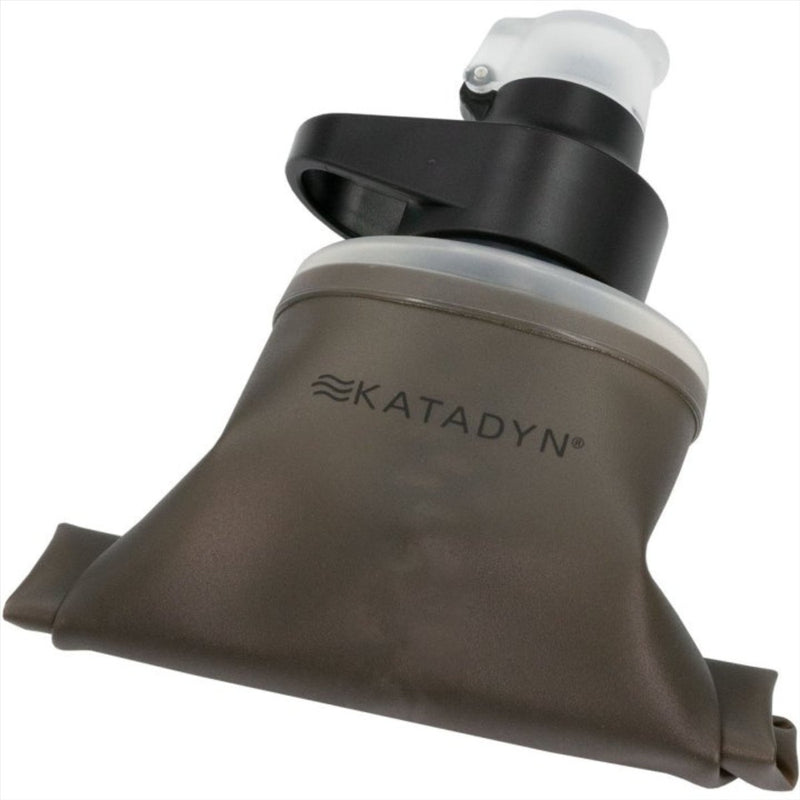 Katadyn BeFree AC 1L Water Filter Foldable Bottle EZ Clean Technology Black