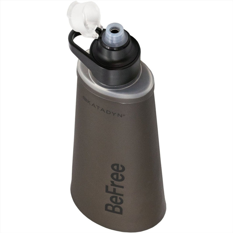 Katadyn BeFree AC 1L Water Filter Foldable Bottle EZ Clean Technology Black