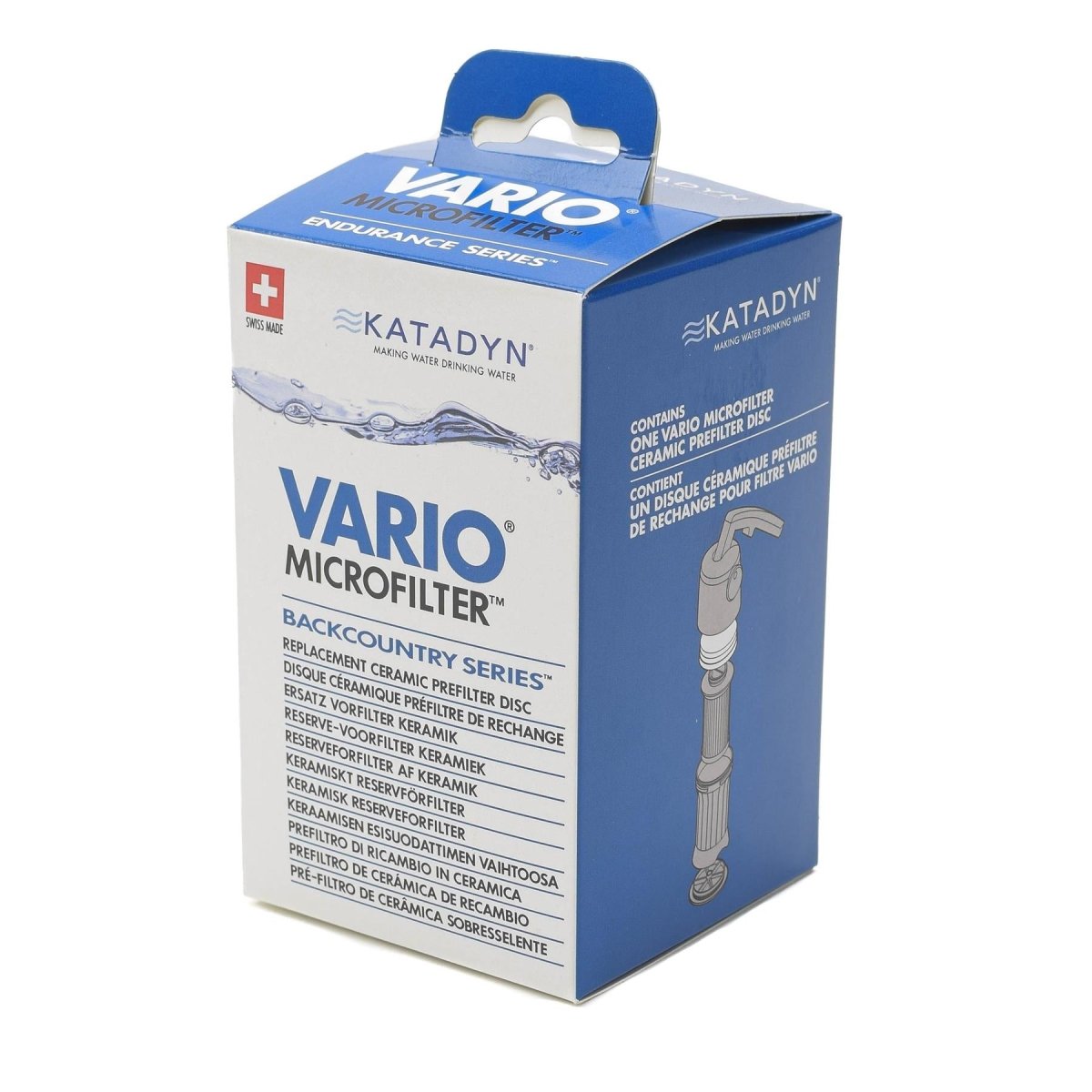 Katadyn Vario Carbon Prefilter replacement kit water filtering spare parts