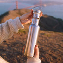 Klean Kanteen Optimus stainless steel water bottle 800ml hiking hydration flask - GoMilitar