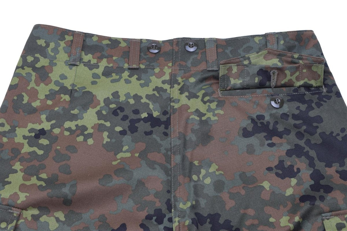 Leo Kohler activewear pants lightweight tactical airsoft trousers flecktarn camo