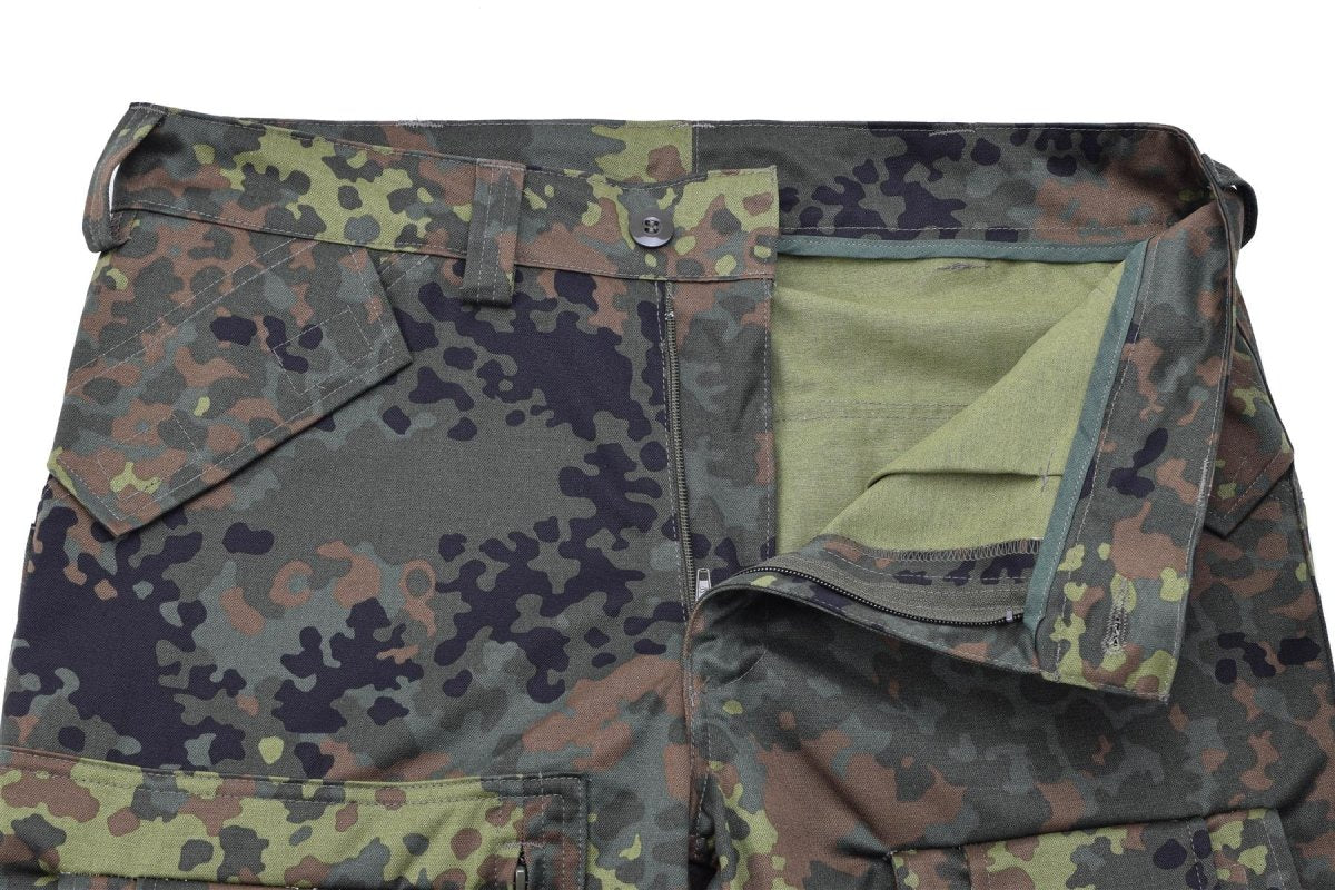 Leo Kohler army combat tactical pants flecktarn camo forced cargo field trousers