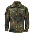 Leo Kohler army tactical flectarn camo jacket zipped field combat adjustable