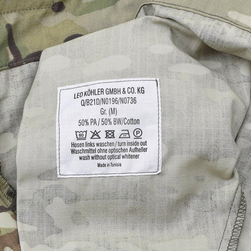 Leo Kohler cargo pants reinforced ripstop ACU duty trousers MTP camouflage