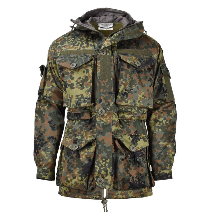 Leo Kohler military KSK smock tactical jacket hooded field army flecktarn camo - GoMilitar