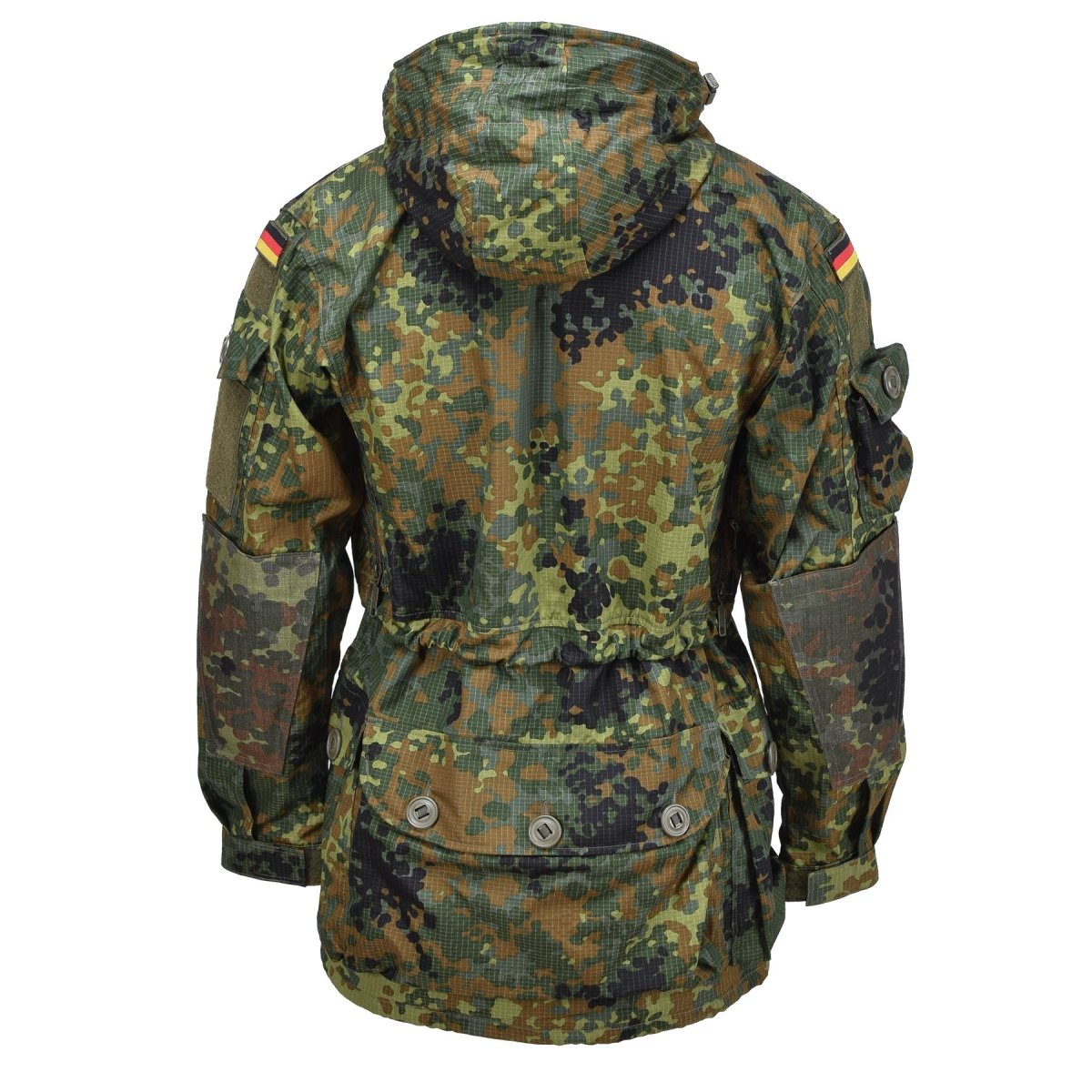 Leo Kohler tactical smock jacket ripstop fabric hooded cordura reinforced elbows
