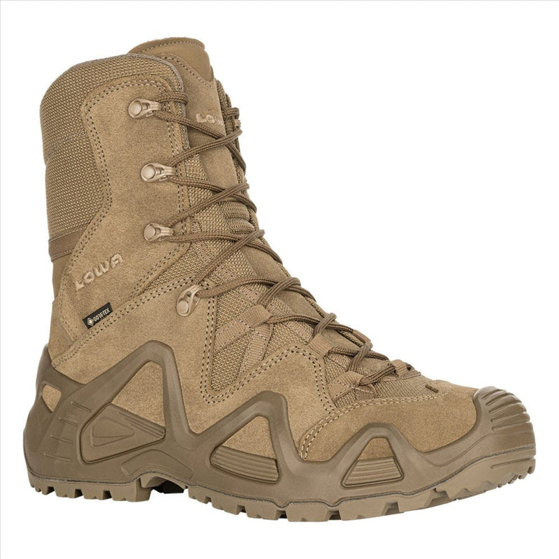 LOWA Zephyr GTX HI TF Tactical Boots Waterproof Breathable Support Coyote - GoMilitar