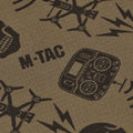 M-TAC Microfleece Neck Gaiter Drone Pattern Tactical Outdoor Scarf Tan