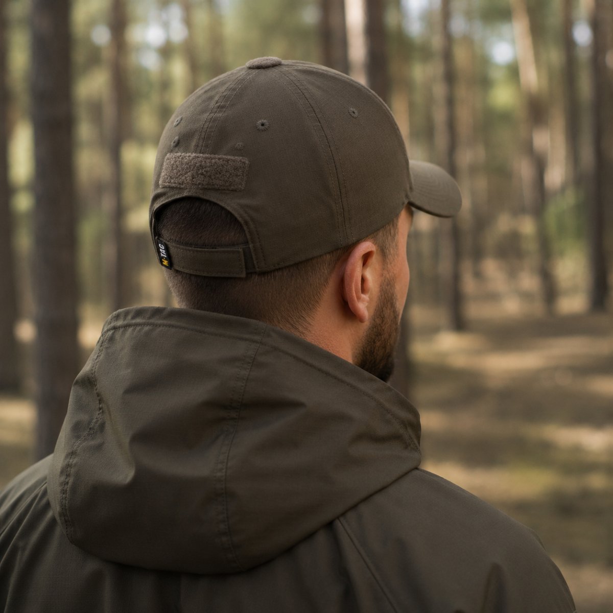 M-Tac Tactical Baseball Cap Flexible Fit Ripstop Hook & Loop Dark Olive L/XL