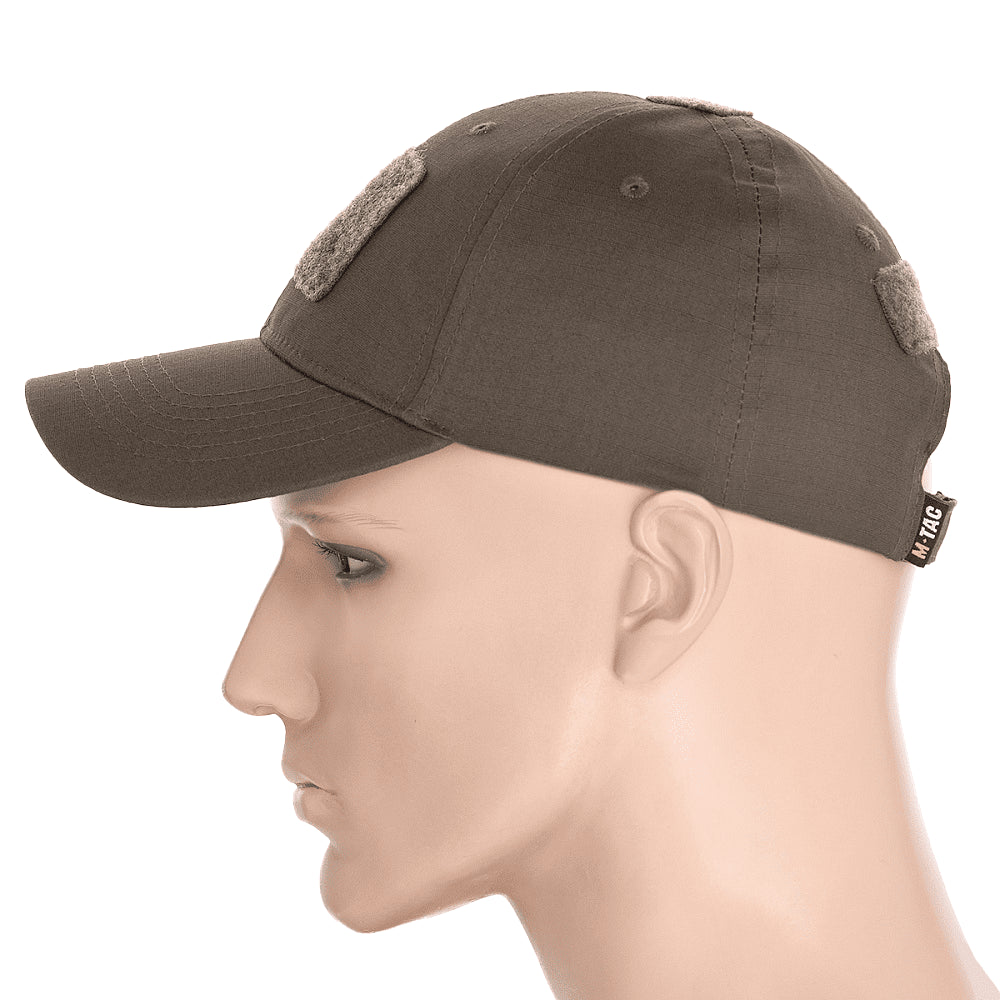M-Tac Tactical Baseball Cap Flexible Fit Ripstop Hook & Loop Dark Olive L/XL
